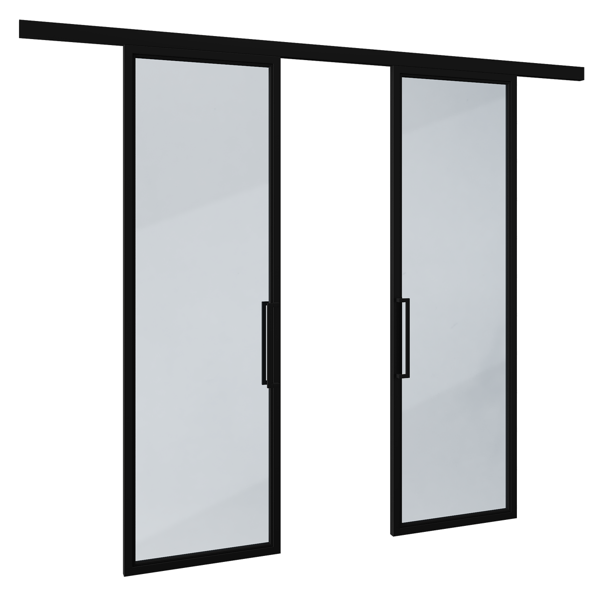 Sliding Double Track Door | Profile 1, Height 8'