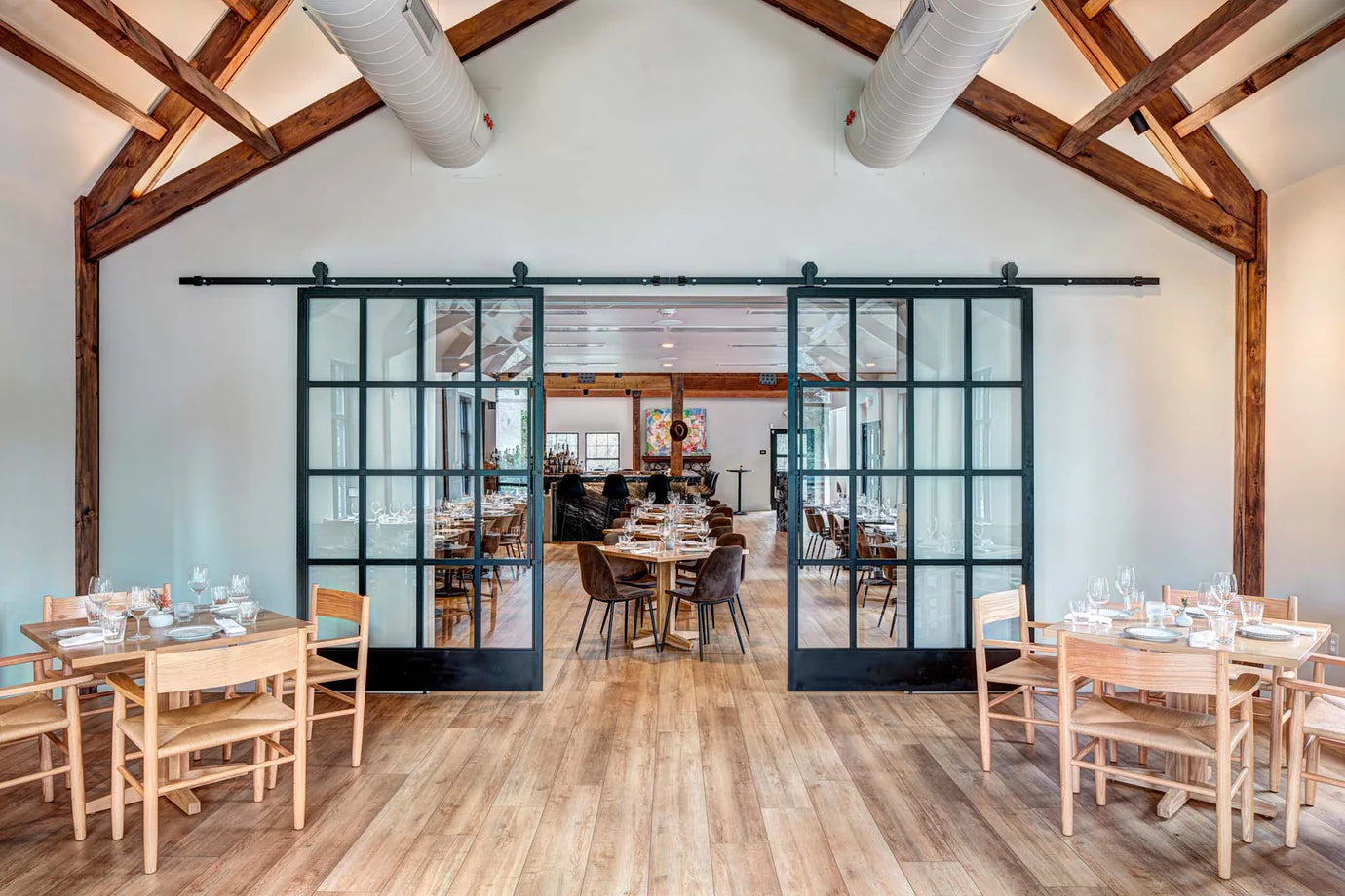 Custom Interior Steel Barn Doors | Weldwork