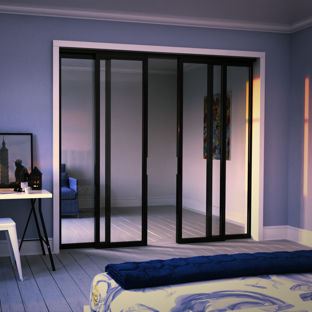 Sliding Double Track Door